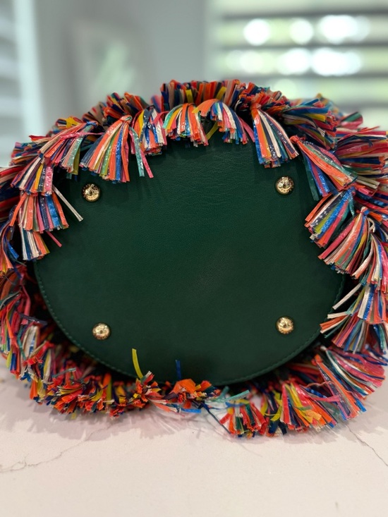 💥Dolce Gabbana 2013 “Sicilia” Runway Collection Bag multicolor raffia fringe💥 - Picture 4 of 14